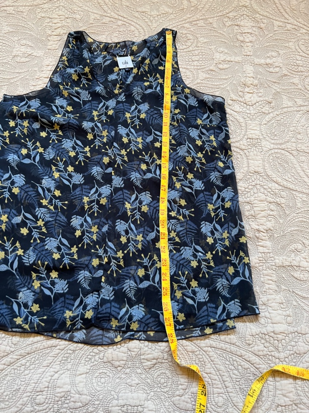 Floral Print Shell - Picture 8 of 9